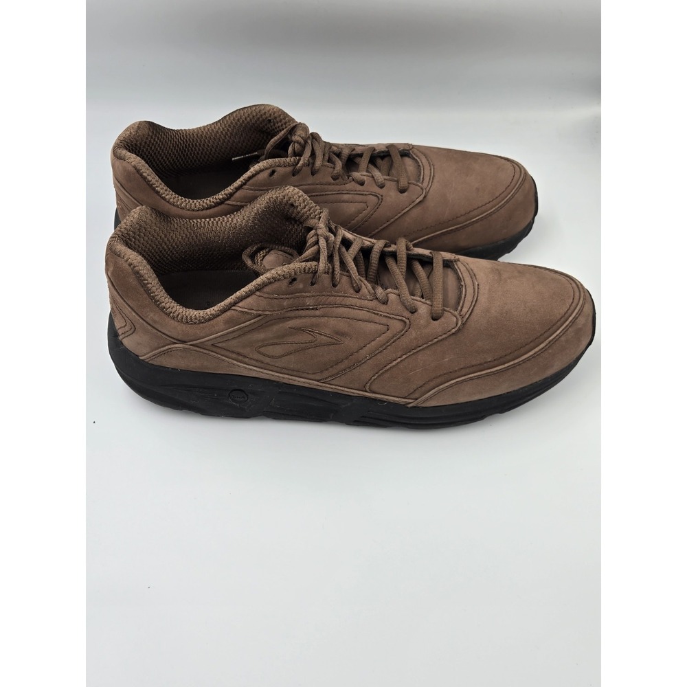 Brooks Addiction Walker‎ Men's Size 13 Brown Linear Narrow